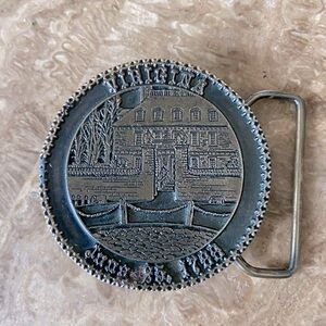 Vintage Virginia Belt Buckle 70s Made USA